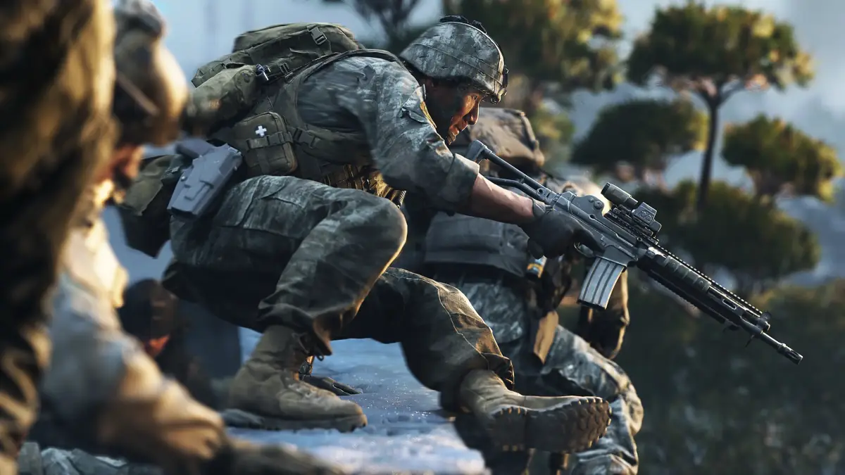 Soldaten in actie in de campaign van Modern Warfare 4